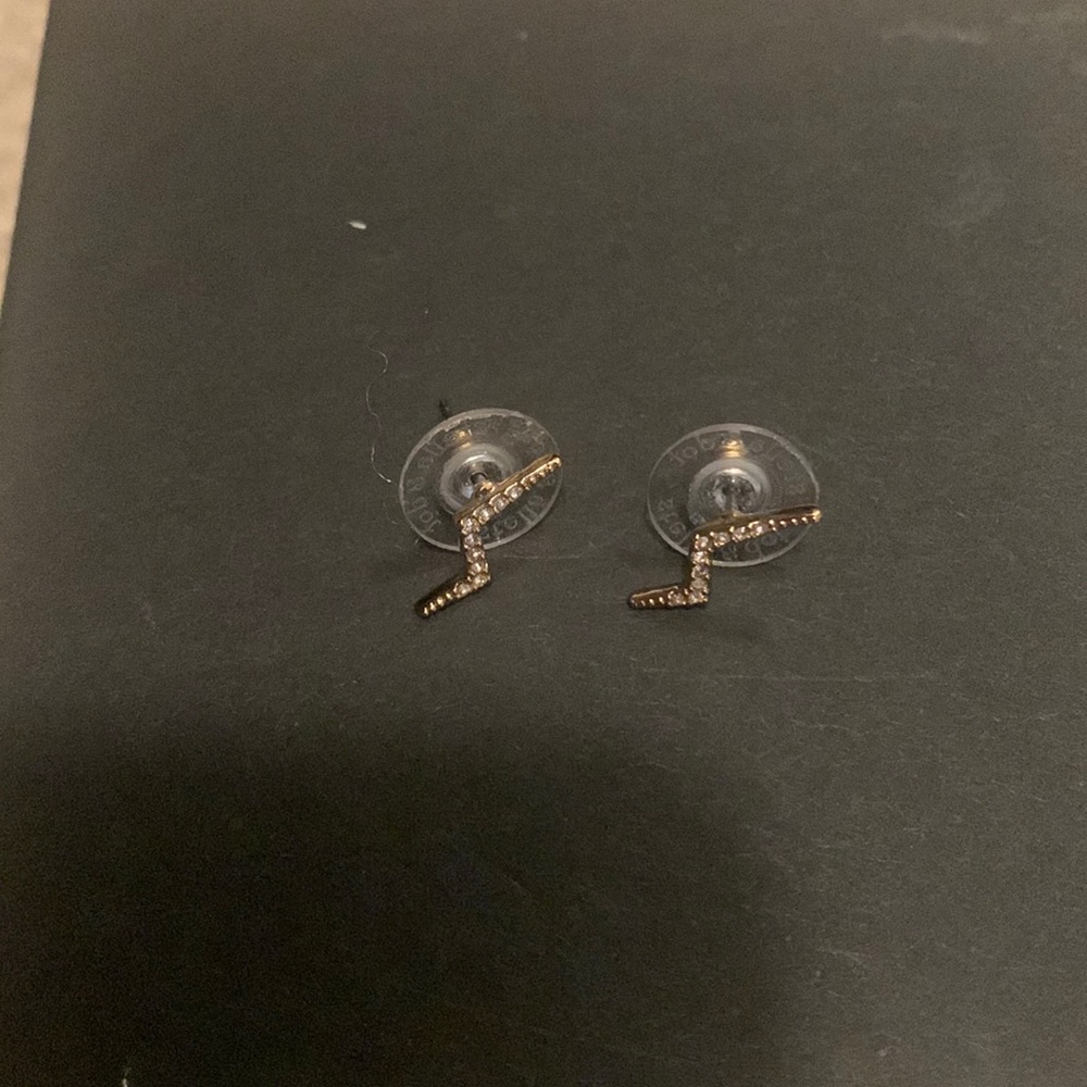 Stella and Dot lightning bolt earrings